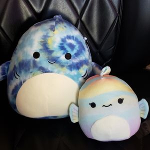 🦈🐠Squishmallow Bundle Sealife Luther and Fabiola🐠🦈